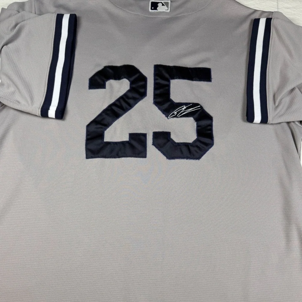 Nike New York Yankees‎ MLB Baseball Jersey Mens XL Grey Road T770 551343-010